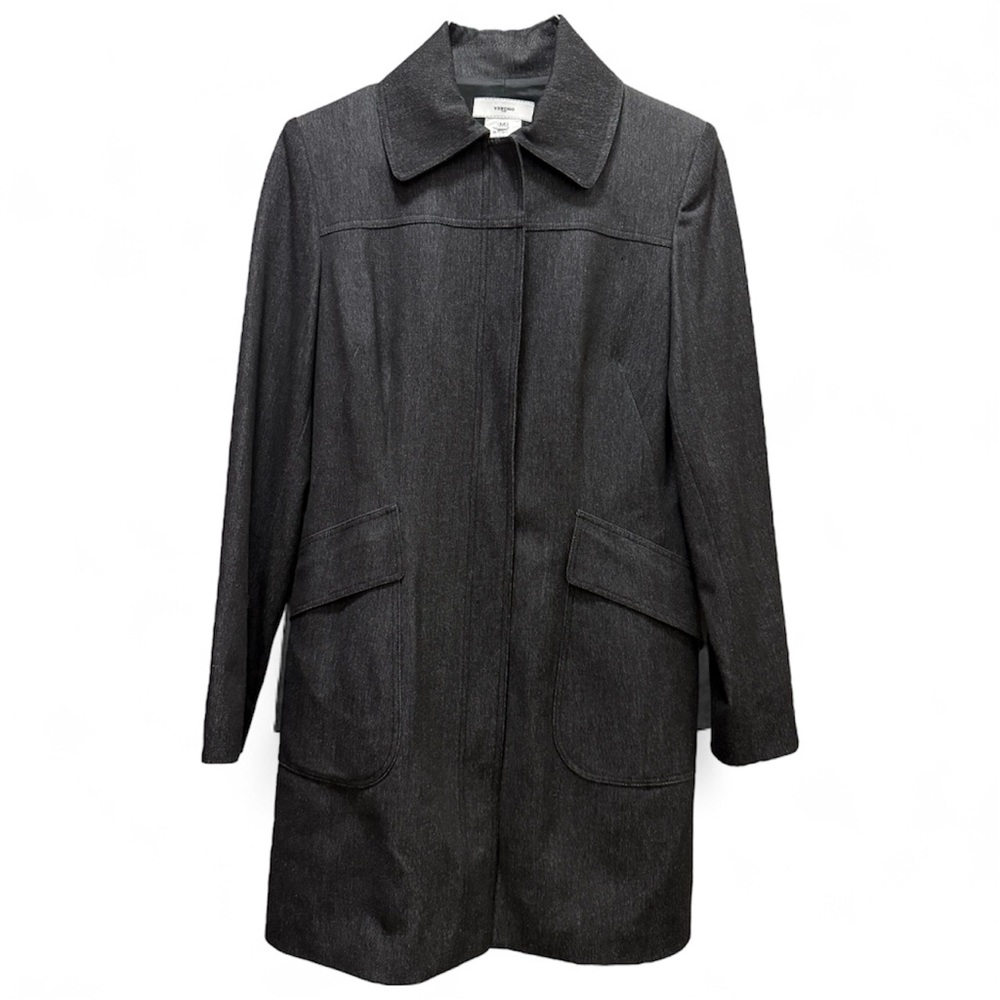 Vértigo Paris Women’s Charcoal Gray Long Coat